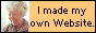 'i made my own website, and you can too' button