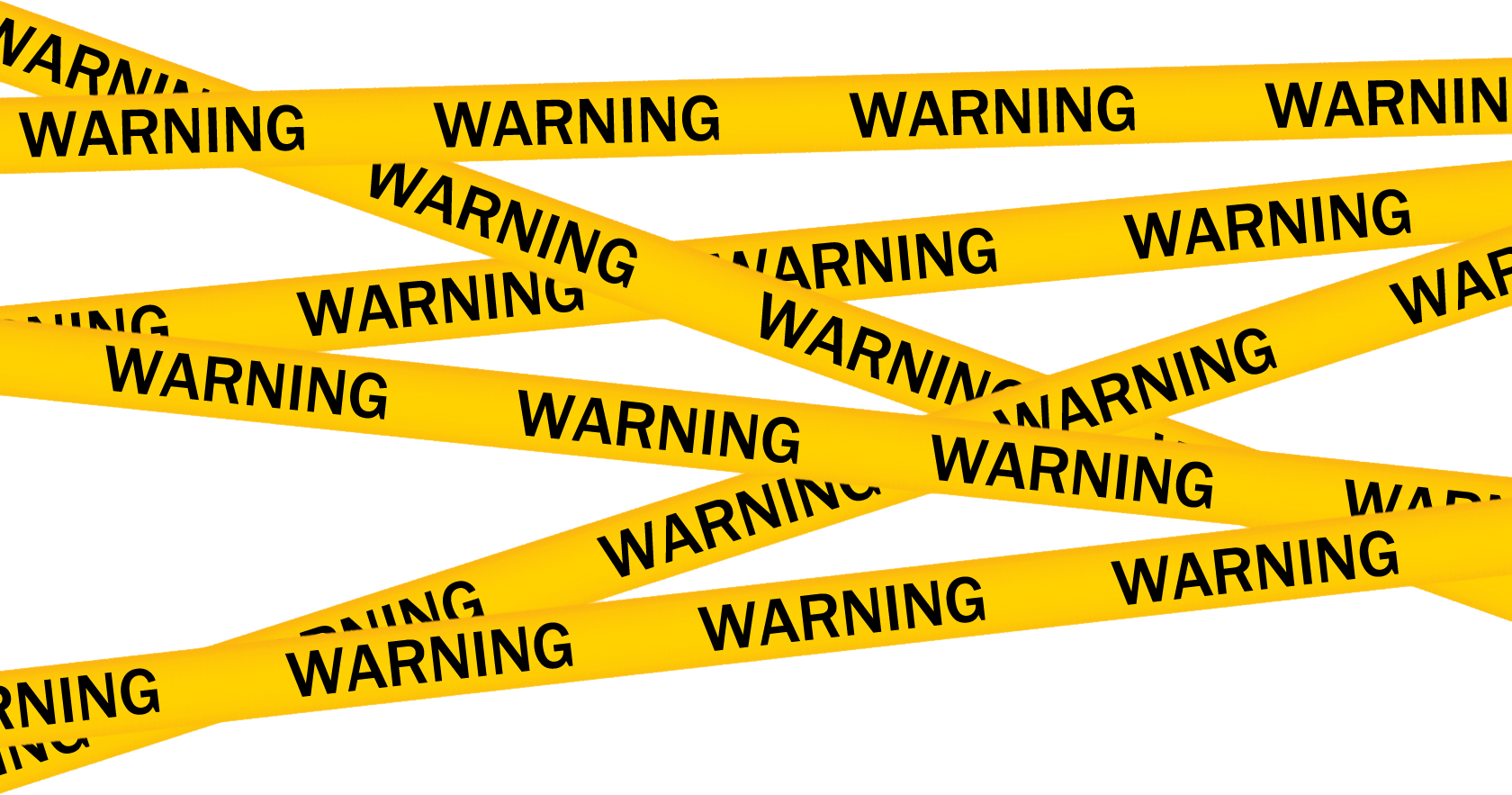 yellow warning tape
